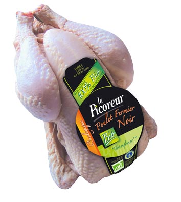 poulet noir fermier